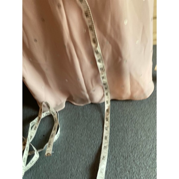 Express womens dress size 12 pink chiffon wrap sequin lined mini prom dance nwt - Picture 7 of 11